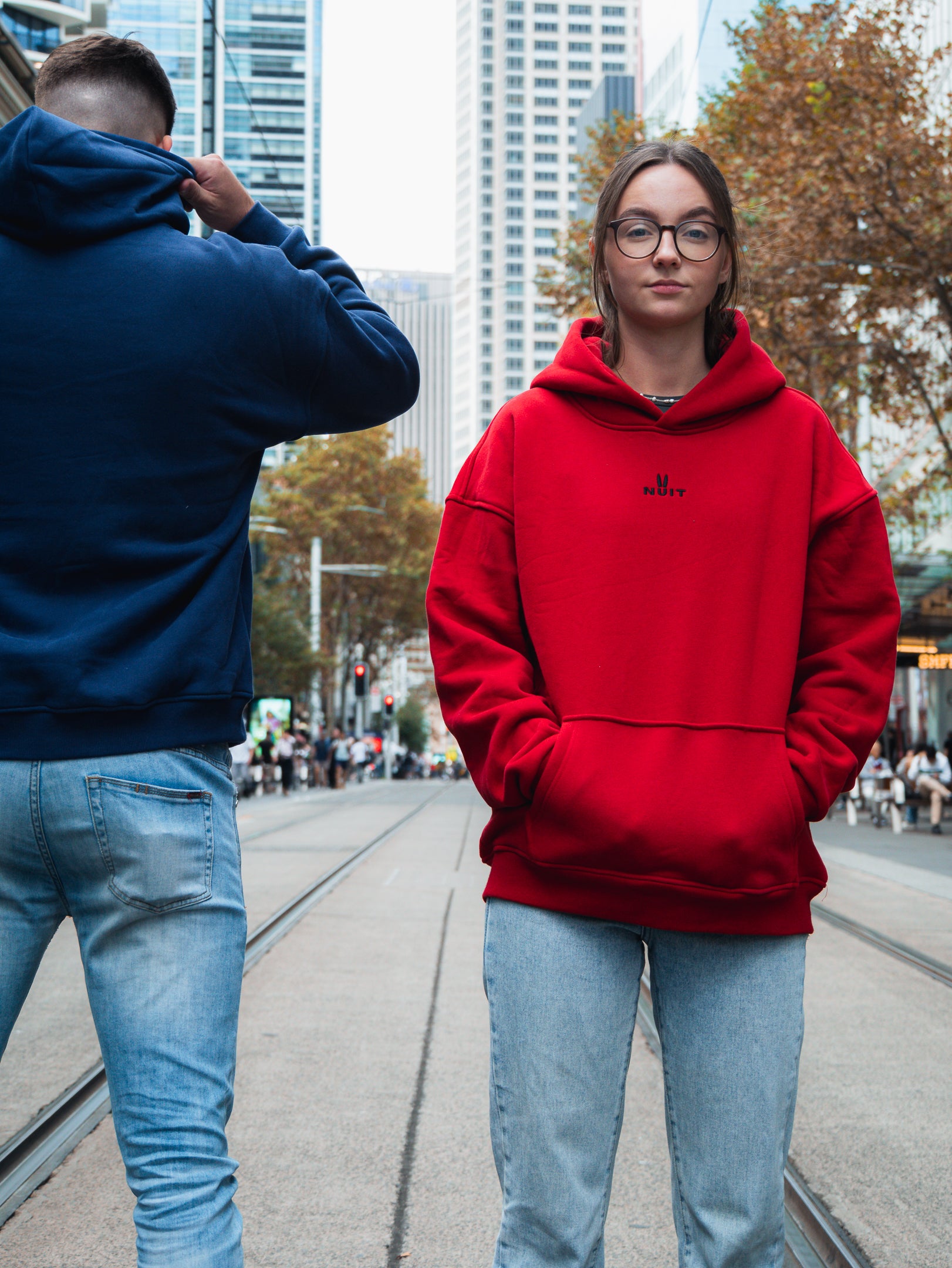 Original Thermal Hoodie - Royal Red