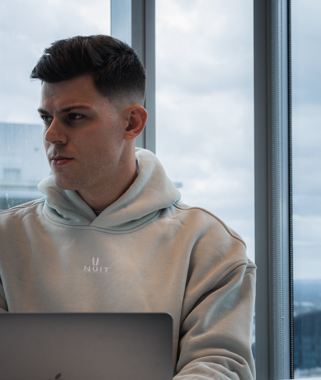 Original Thermal Hoodie - Limestone Grey